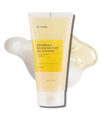 Iunik Calendula Balancing Foam Gel Cleanser 150ml